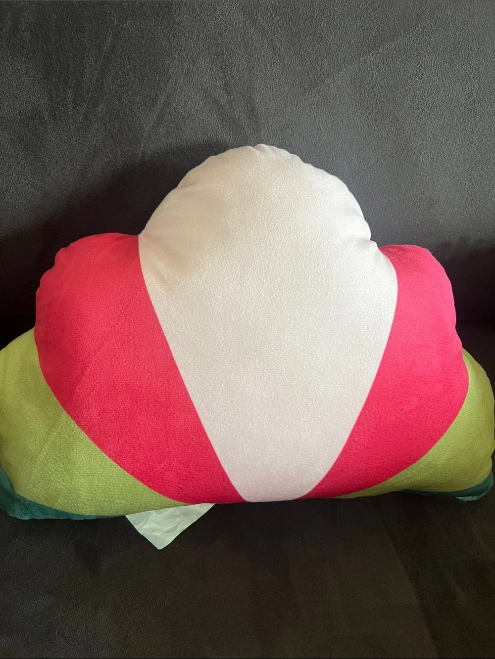 Colorful Turkey Decorative Pillow - Orange, Pink, Green, White